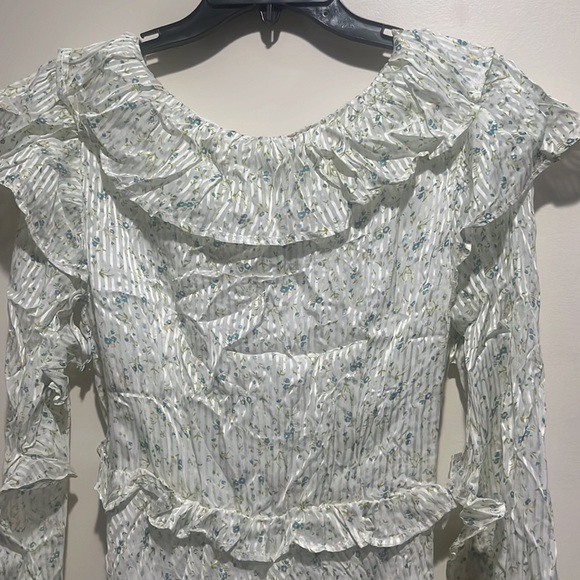 FREE PEOPLE Sweetest Thing Ruffle Mini Dress - Picture 7 of 14